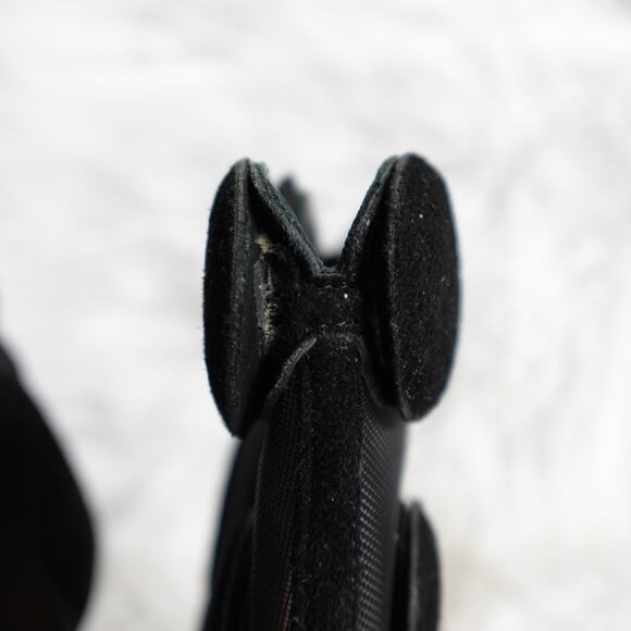 Nicholas Kirkwood Quantum Black Suede Mesh Peep-Toe High Heel Booties - Picture 8 of 11